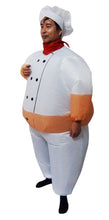 Load image into Gallery viewer, CHEF Fancy Dress Inflatable Suit -Fan Operated Costume
