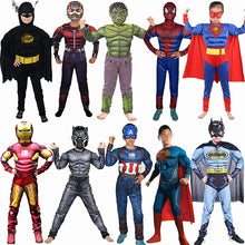 Load image into Gallery viewer, Superhero/Movie Costume Cosplay for Kids 4-12 Year Old