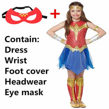 Load image into Gallery viewer, Superhero/Movie Costume Cosplay for Kids 4-12 Year Old
