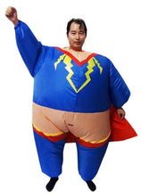 Load image into Gallery viewer, Super Hero Fancy Dress Inflatable Suit -Fan Operated Costume
