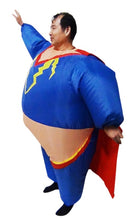 Load image into Gallery viewer, Super Hero Fancy Dress Inflatable Suit -Fan Operated Costume
