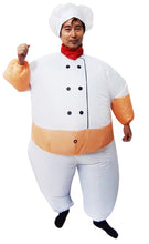 Load image into Gallery viewer, CHEF Fancy Dress Inflatable Suit -Fan Operated Costume
