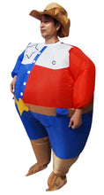 Load image into Gallery viewer, SHERIFF Fancy Dress Inflatable Suit -Fan Operated Costume

