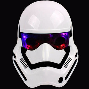 Superhero Costume Glowing LED Mask