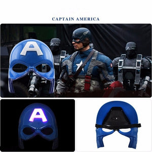 Superhero Costume Glowing LED Mask