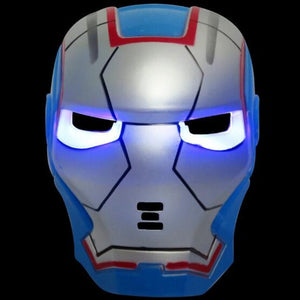 Superhero Costume Glowing LED Mask