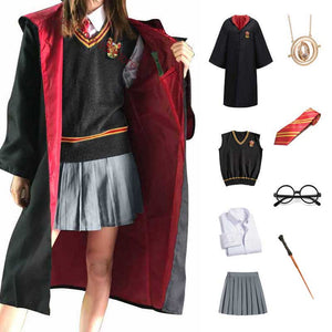 Harry Potter Hogwarts School Unisex and Hermione Granger Uniform Set for Children and Adults