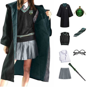 Harry Potter Hogwarts School Unisex and Hermione Granger Uniform Set for Children and Adults